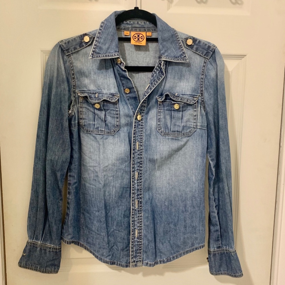 Tory Burch Denim Chambray